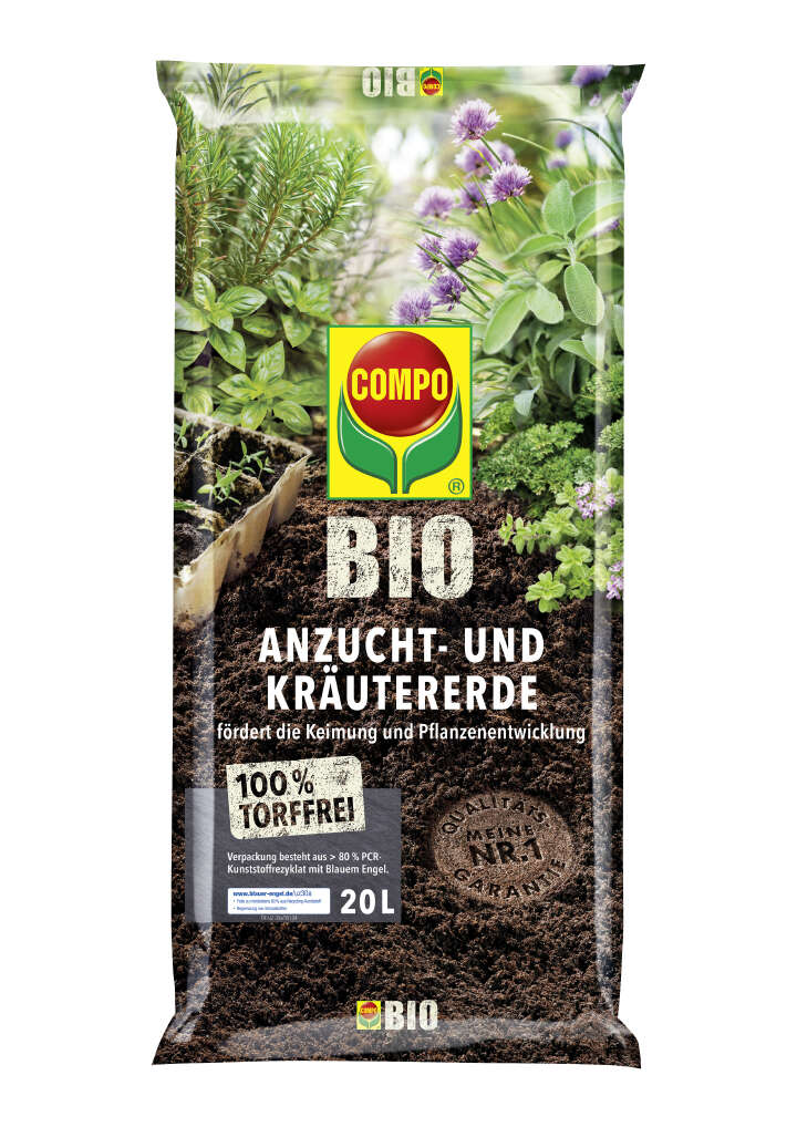COMPO BIO Anzucht- und Kräutererde torffrei
